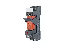 METZ CONNECT RM 21/21 230VAC sąsajos relės modulis su LED, 2 CO kontaktai, DIN bėgiui 11050705