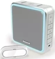 Honeywell DC915SGL belaidis durų skambutis su 200 m ryšiu, 90 dB, 8 melodijomis, sidabrinis/pilkas