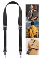 ULANZI CSS1 nesipainiojantis U-Snap fotoaparato kaklo / peties diržas DSLR ir beveidrodiniams fotoaparatams, 60 kg apkrova, juodas