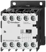 Finder Mini pramoninis kontaktorius 5.5kW ritė 230V AC (6K.04.8.230.4312)
