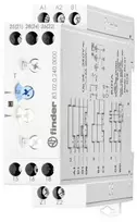 Finder 83.02.0.240.0003 Daugiafunkcinė laiko relė, 8 funkcijos, 24-240V AC/DC, 2 perjungimo kontaktai, 0,05s-10 dienų