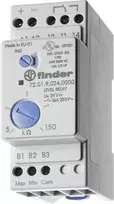Finder 72.01 serijos lygio kontrolės relė laidžiems skysčiams, 24V AC/DC, 1 CO, 720180240002