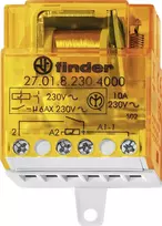 Finder 27 serijos impulsinė relė 1 NO 10 A 230 V AC DIN bėgiui 27.01.8.230.4000