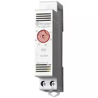 Finder valdymo spintos termostatas 7T.81.0.000.2402, 1 NC kontaktas, 250 V AC, 10 A, 0-60 °C, DIN bėgelis