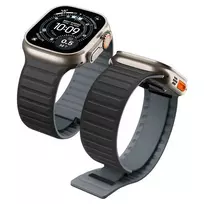 Spigen Athlex Air M laikrodžio apyrankė Apple Watch 44/45/46/49mm - juoda/pilka