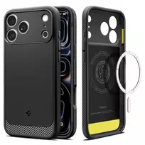 Spigen Rugged Armor Mag MagSafe dėklas iPhone 18 Pro Max / 17 Pro Max, matinis juodas