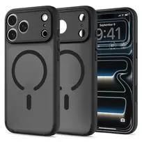 SPIGEN Ultra Hybrid MagSafe iPhone 17 Pro Max / 18 Pro Max dėklas Frost Black