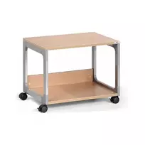 DURABLE SYSTEM 48 daugiafunkcis vežimėlis, 3 lentynos, šviesiai pilkas, 600 x 480 x 900 mm, 120 kg bendra apkrova 3710124