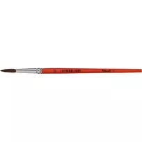 Pelikan Sorte 23 apvalus teptukas, dydis 10, ponių plaukų, oranžinio lako medžio rankena 711077