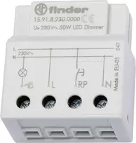 Finder elektroninis dimmeris 230V AC, maks. 50W LED, DIN bėgiui, 15.91.8.230.0000