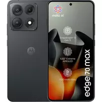 Motorola edge 70 max PANTONE dark shadow 512GB 12GB RAM 5G išmanusis telefonas
