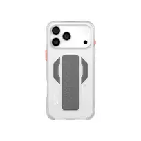 SKINARMA Haxa dėklas iPhone 17 Pro Max su magnetiniu įkrovimu ir griebtuvo stovu - permatomas