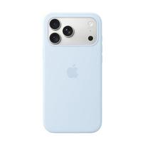 Telefono dėklas Apple iPhone 18 Pro Max silikoninis dėklas su MagSafe, Crisp Blue