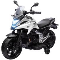Vaikiškas elektrinis motociklas baltas
