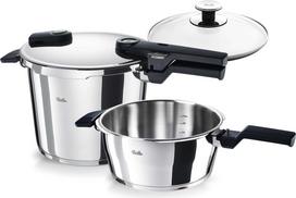 Fissler Greitpuodžiai Vitaquick Elemental 3,5 l + 6 l su stikliniu dangčiu, 3 dalių rinkinys