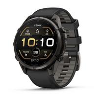 Garmin fēnix 9 Pro 47 mm Carbon Gray DLC Titanium/Black/Pebble Grey Silicone Sportinis išmanusis laikrodis