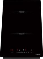 MPM MPM-30-IM-18 viryklė Juoda Įmontuoti 29 cm Indukcinė viryklė, padalyta į sritis 2 zone(s)