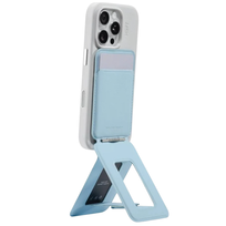 Magnetic stand with wallet for smartphone Moft Movas Tripod MagSafe blue