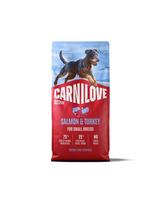 CARNILOVE Active Dog Salmon & Turkey Adult Small Breeds 12 kg lašiša ir kalakutas, suaugusiems mažų veislių šunims
