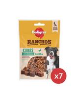 PEDIGREE Ranchos Cubes 7 x 70 g papildomas maistas suaugusiems šunims su antiena