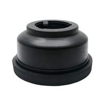 Greito atleidimo movos plast. prispaudimo gaubtas su gum. žiedu PLBPL100RB000