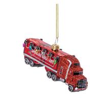 Iš stiklo rankų darbo eglutės papuošimas 12,5 cm Truck – Sass & Belle