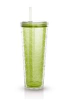 Stiklinė su šiaudeliu Hermia MCH0011183, plastikas, 0.75 l