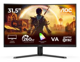 AOC 31.5" Curved Gaming Monitor, Black (C32G42ZE)