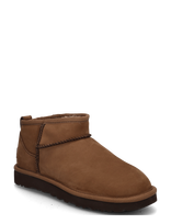 UGG - W Classic Ultra Mini Nubuck - Aulinukai plokščiu kulnu - Ruda