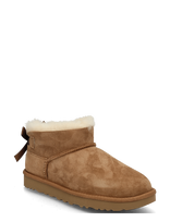 UGG - W Ultra Mini Bailey Bow - Aulinukai plokščiu kulnu - Ruda