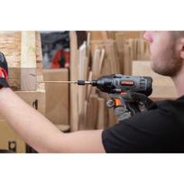 Sthor Gręžtuvas-Suktuvas 78082, 20V, 26Nm, 2x2000mAh, Li-Ion, 0-350/0-1300min⁻¹, 20mm, 10mm, 10mm, 1h, IPX0, III