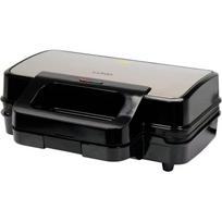 Lund sumuštinių keptuvas 67530, 900W, 220-240V, 50/60Hz, 280x150mm, 2 sumuštiniai, 2 vafliai, grilis, neprideganti, plienas