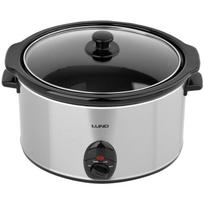Lund Lėta viryklė 67661, 320W, 5,6l, 220-240V, 50-60Hz, ovali, keramikos dubuo, nerūdijantis plienas, 3 režimai