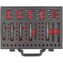 Yato dyzelinių kaitinimo žvakių sriegių remonto rinkinys YT-17711, 68 vnt, GCr15, M8x1.0mm, M9x1.0mm, M10x1.0mm, M10x1.25mm