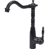 Fala virtuvės maišytuvas Retro Black 1 75834, 30.5 cm, 25 cm, 18.5 cm, 1 anga, žalvaris, juodas, keraminė galvutė