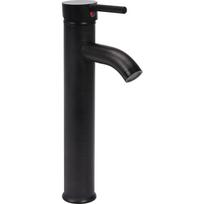 Fala praustuvo maišytuvas RETRO BLACK 2 75812, 31cm, 14cm, 21cm, 1 anga, žalvaris, juodas, vienos svirties, aukštas, ECOflow