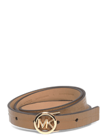 Michael Kors Accessories - Michael Kors 18Mm Logo Skinny Belt - Juosmens diržas - Smėlio