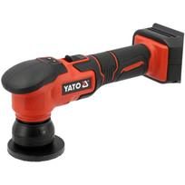 Yato akumuliatorinis poliruoklis YT-82927, 18 V DC, 2000/3000/4000/5800 aps/min, 80 mm, 75 mm, M8, 3 mm/12 mm, be šepetėlių