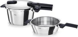 Fissler Greitpuodžiai Vitaquick Premium 2,5 l + 4,5 l su perforuotu įdėklu