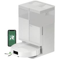 Irobot dulkių siurblys robotas Roomba Plus 515 Combo N285240, 22000 Pa, 5200 mAh, 0.18 L, 2.5 cm, Li-Ion, ClearView LiDAR, baltas