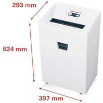 HSM dokumentų smulkintuvas Pure 420 2343111, 4.5x30mm, 15 lapai, 35L, P-4, 56dB, 3900mm/min, 500W, 230V, 50Hz, 24cm, baltas