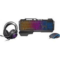 Yenkee žaidimų rinkinys YGS 01 INFERNO, USB, RGB, 3200 dpi, 7 mygtukai, ausinės su mikrofonu