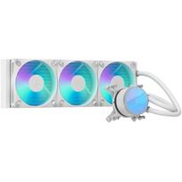 Fractal Design skysčio aušinimo sistema FD-W-RA1-3603, 3x12 cm, 3400 aps./min, 17.6 dB, 394x120x55 mm, RGB, varis, aliuminis