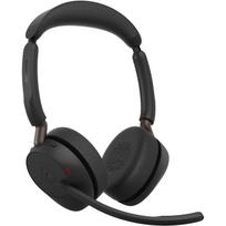 Jabra ausinės Evolve3 65 MS 36599-999-889, USB-C, Bluetooth 5.3, 20-20000 Hz, 31 h, ANC, įkrovimo stovas