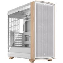 Fractal Design Kompiuterio korpusas FD-C-SUM1A-02, Midi Tower, E-ATX/ATX/Micro ATX/Mini ITX, baltas, plienas, grūdintas stiklas
