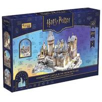 Puzzle 3D - Harry Potter Zamek Hogwart w śniegu LED