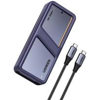 Ugreen SSD disko korpusas D703 Ugreen-65727, 8 TB, 80 mm, 1, M.2 NVMe, PCIe NVMe, USB, pilkas