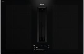 MIELE KMDA7676-1 FL-U BlackPerfection induction cooktop with extractor hood, 80 cm (12509550)