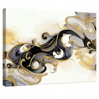 Abstraktus glamour paveikslas ant drobės miegamajam, svetainei ir virtuvei, 100 × 70 cm