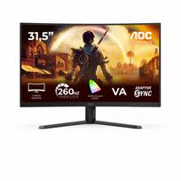 AOC | C32G42ZE | 31.5" | VA | FHD | 16:9 | 260 Hz | 4 ms | 1920 x 1080 pixels | 300 cd/m² | HDMI ports: 1 | Black